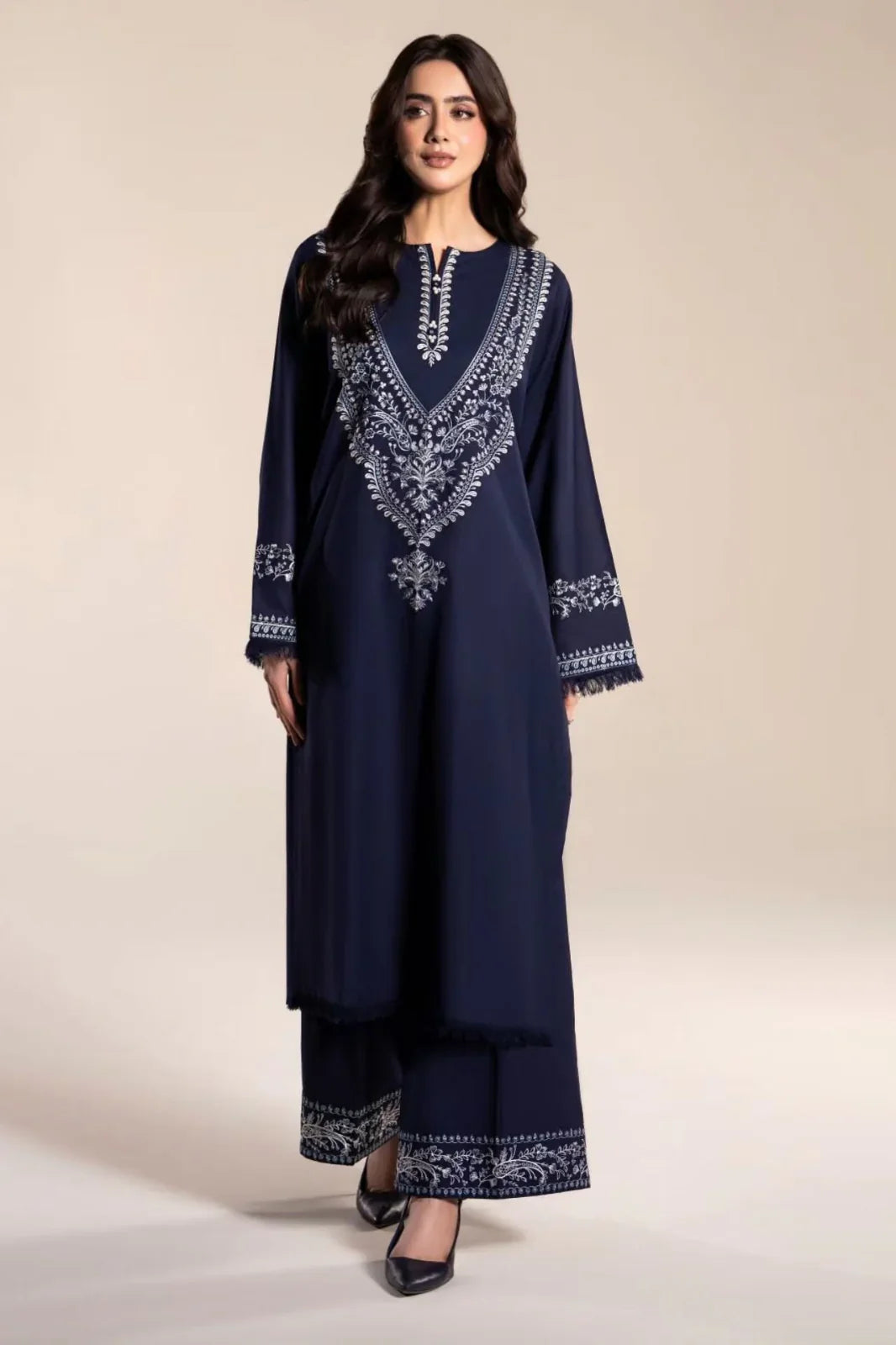NF-338 Preet Luxury Embroidered Lawn 2PC