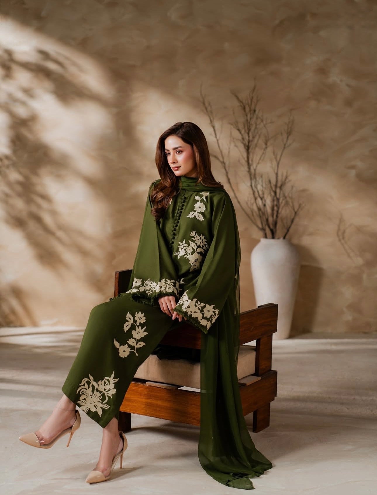 NF-4137 Batik Luxury Embroidered Lawn 3PC