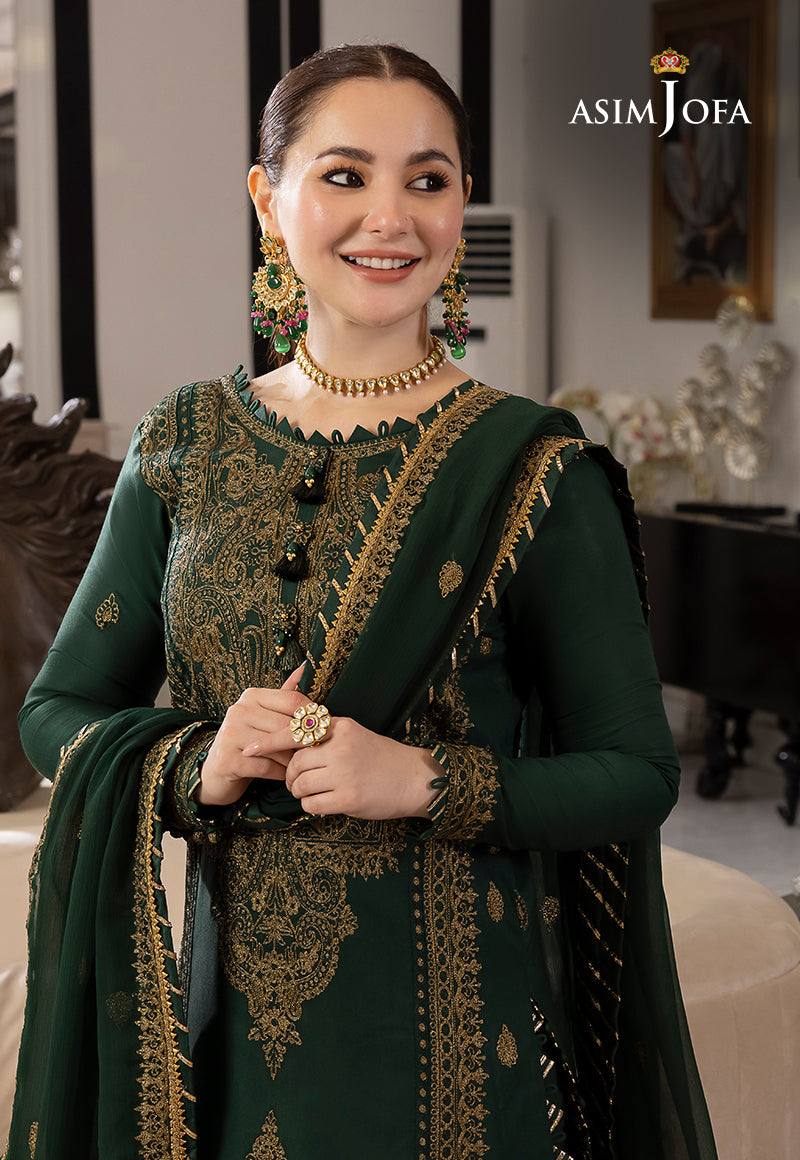 NF-716 Asim jofa Embroidered Lawn 2PC