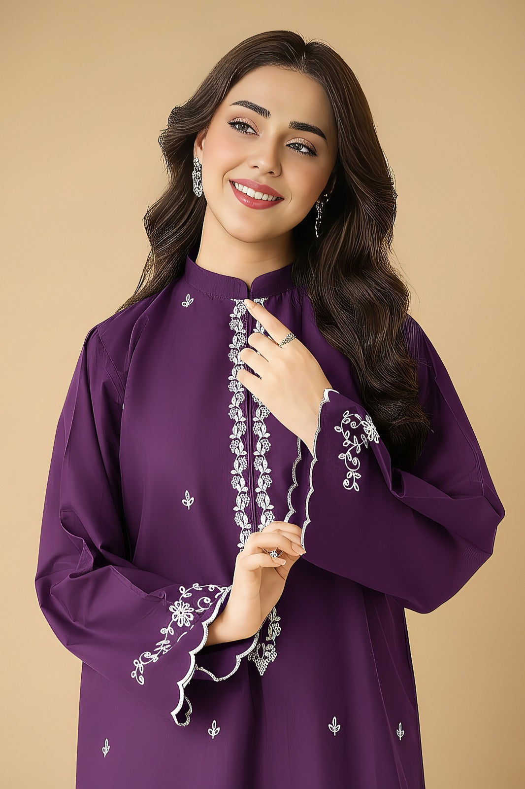 NF-305 Batik Luxury Embroidered Lawn 2PC