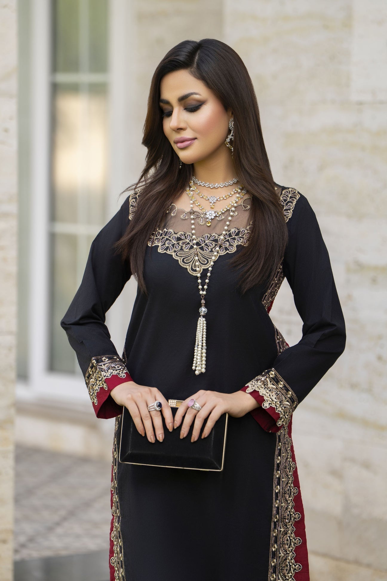 NF-1823 Aneelas Top trending Embroidered Lawn 2PC