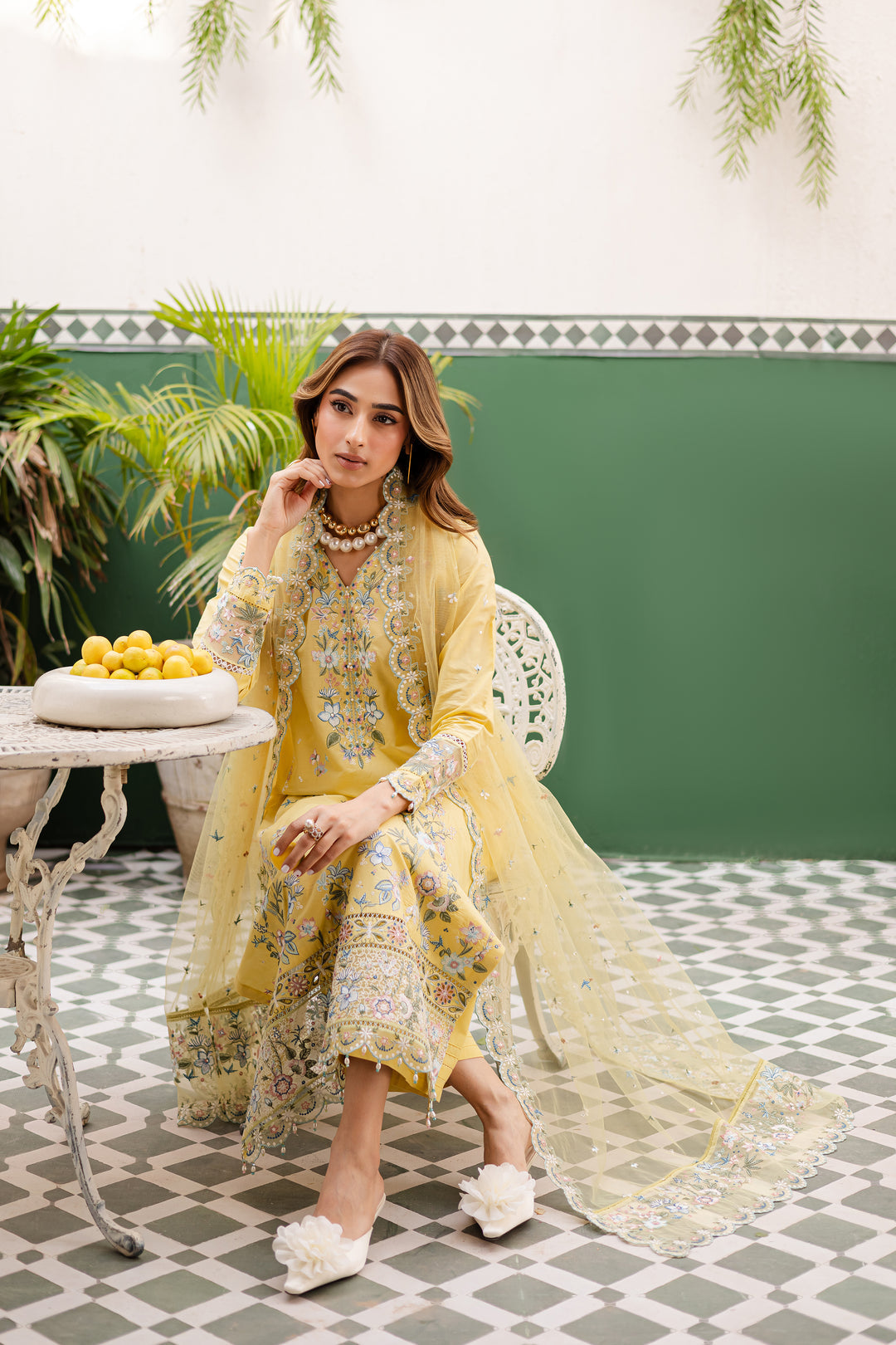 NF-856 Batik Luxury Embroidered Lawn with Ready to wear Dubata 3PC