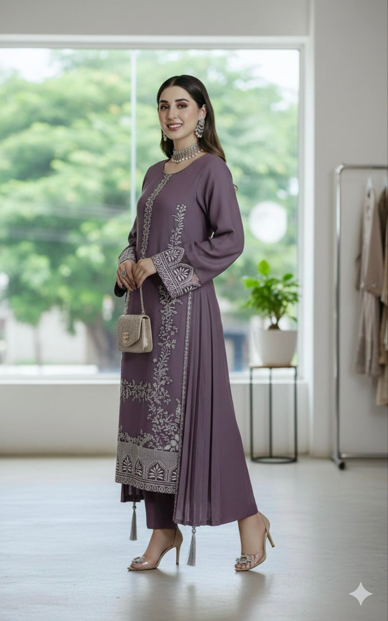 NF-326 Zarkash Most trending lawn 3PC