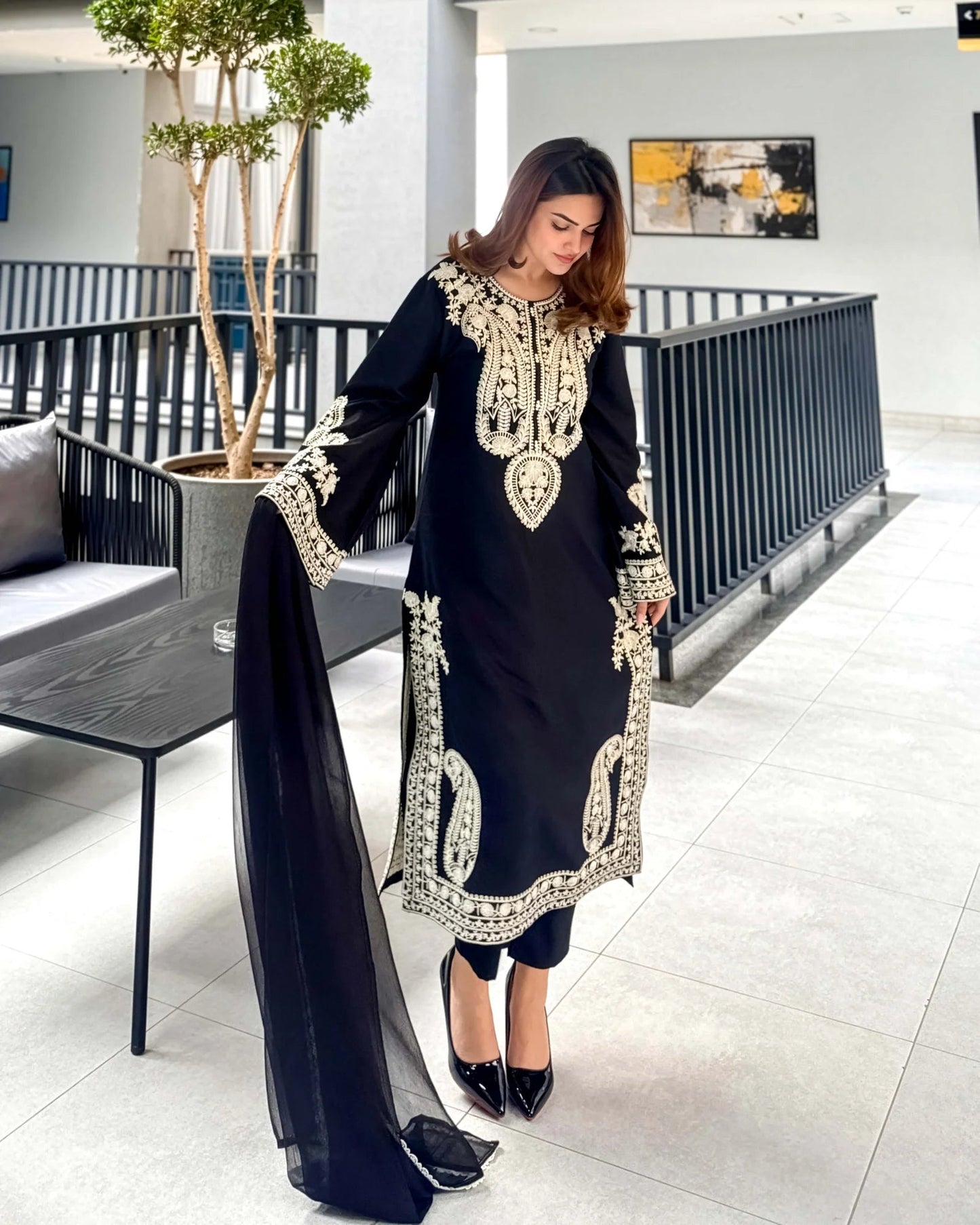 NF-836 Urge Luxury Embroidered lawn 3PC