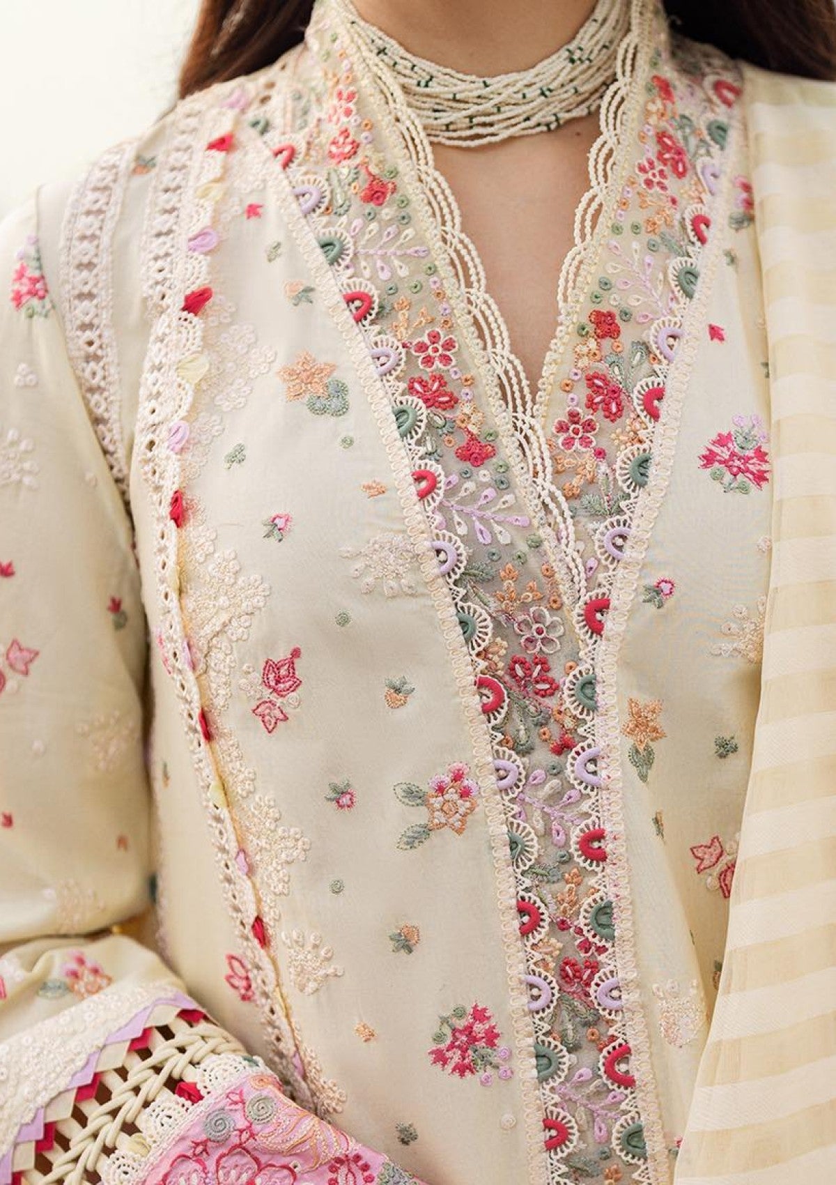 NF-343 Qalamkar by Hania Luxury Embroidered Lawn 3PC