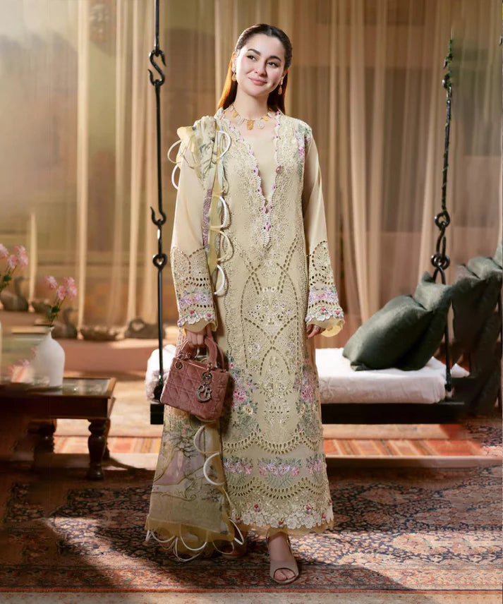 NF-801 Jade by Hania Luxury Chickenkari Special 3PC