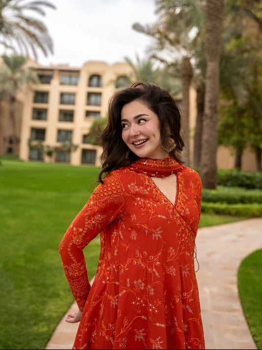Faiza Saqlain Most Trending Viral Frock