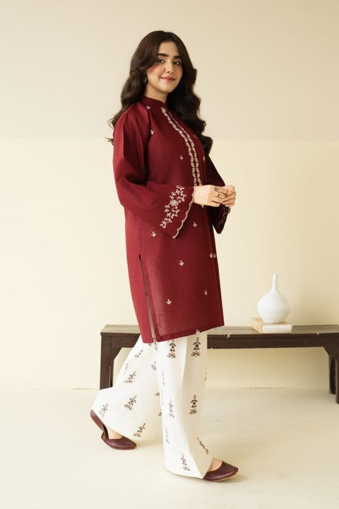 NF-306 Nimra Shah Luxury Embroidered Lawn 2PC