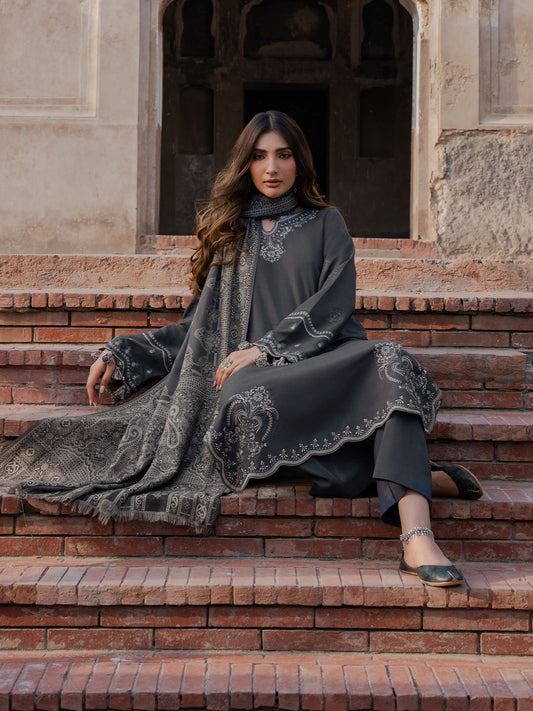 NF-325 Izel Luxury Embroidered Lawn 3PC