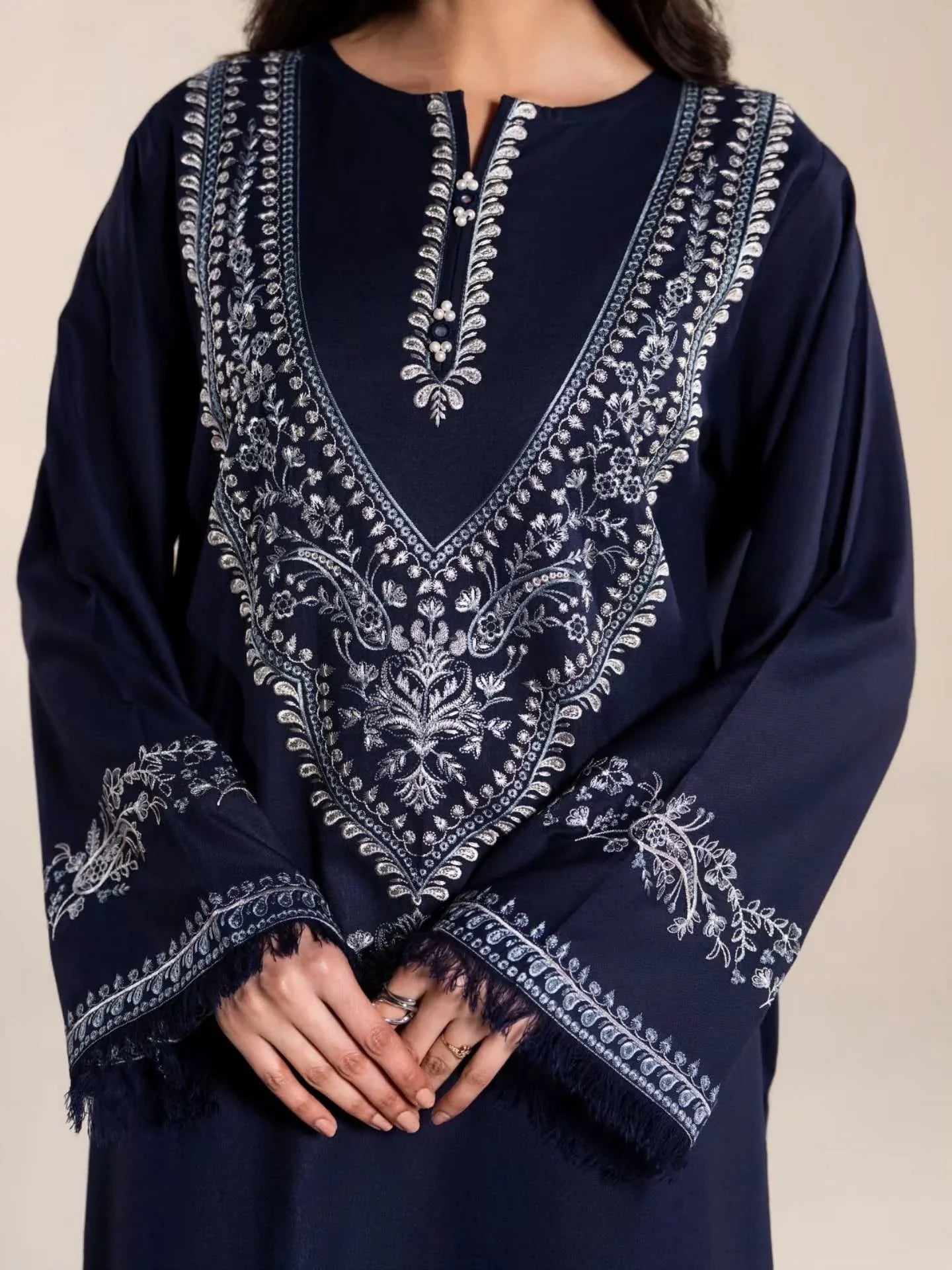 NF-338 Preet Luxury Embroidered Lawn 2PC