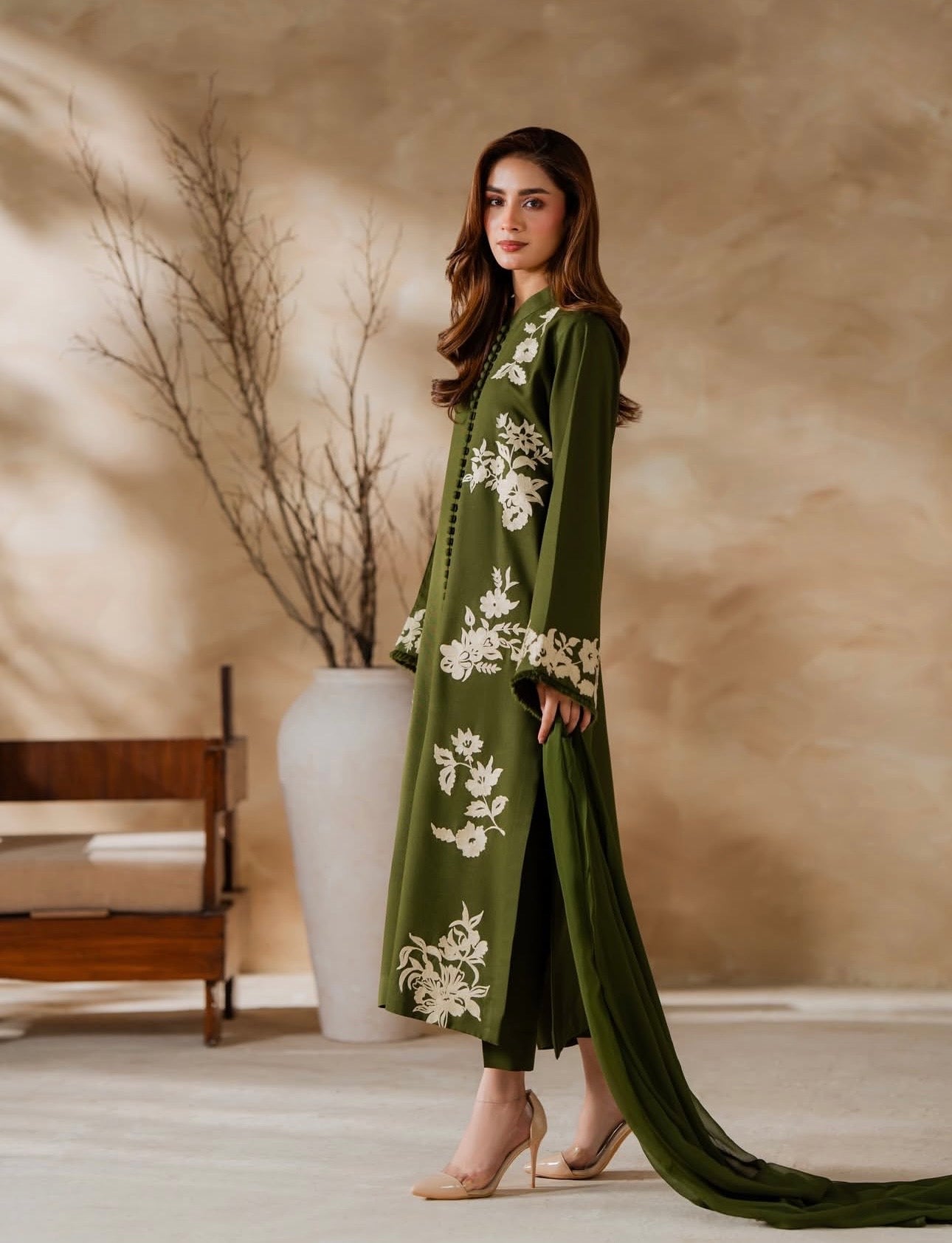 NF-4137 Batik Luxury Embroidered Lawn 3PC