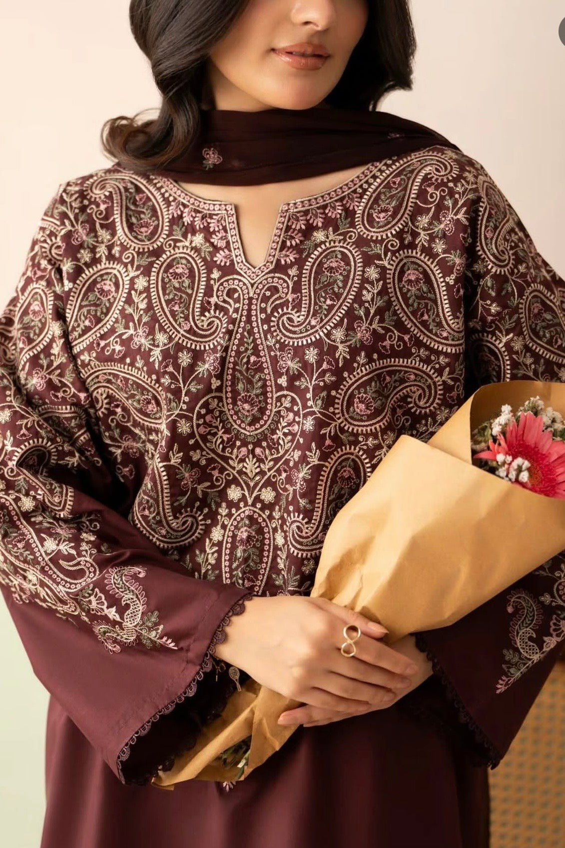 NF-3011 Zarashahjhan Winter Special Danak 2PC