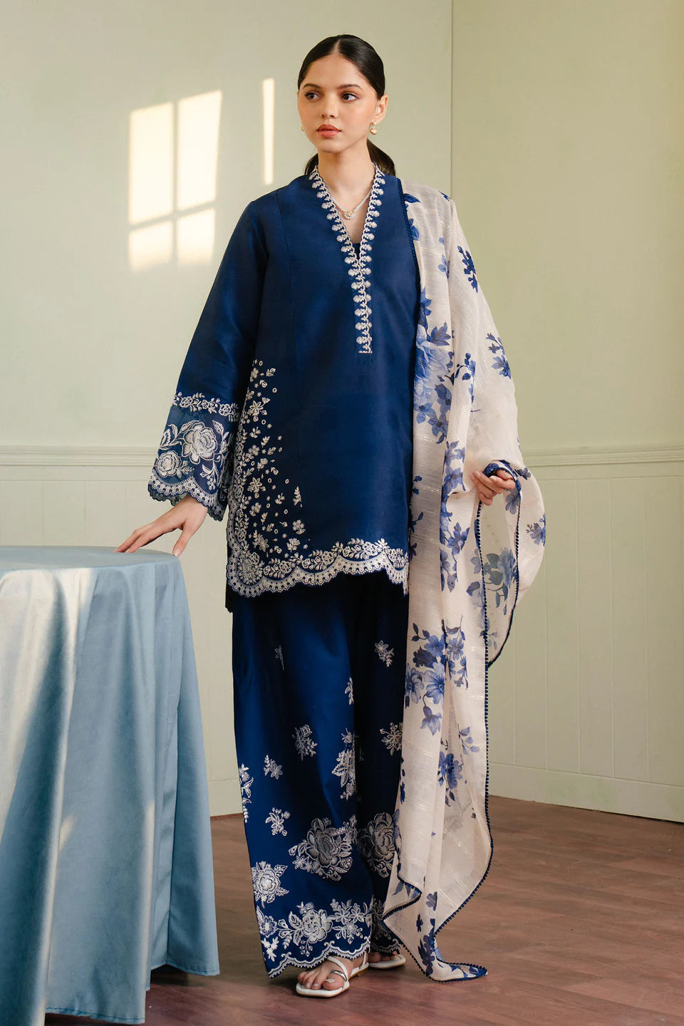 NF-318 Coco by Zara Luxury Embroidered Lawn 3PC