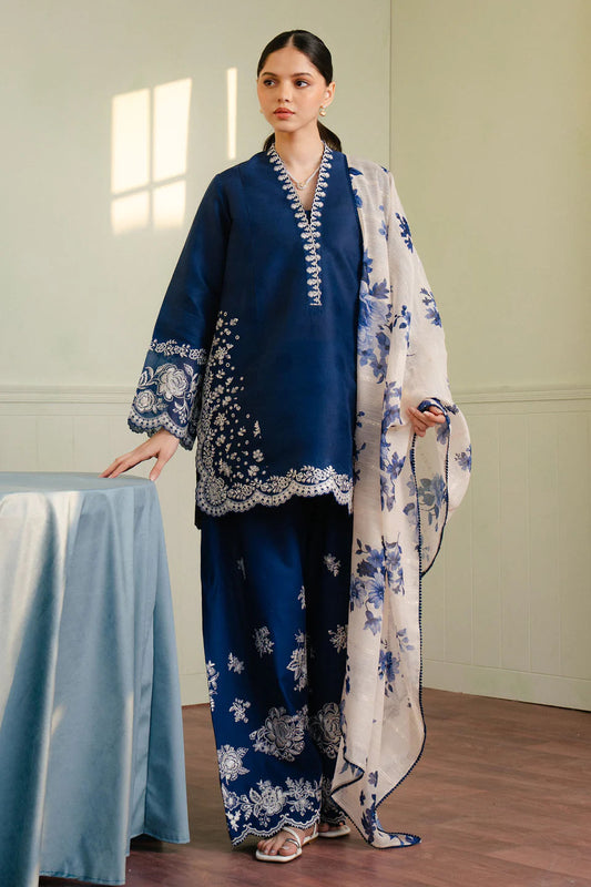 NF-318 Coco by Zara Luxury Embroidered Lawn 3PC
