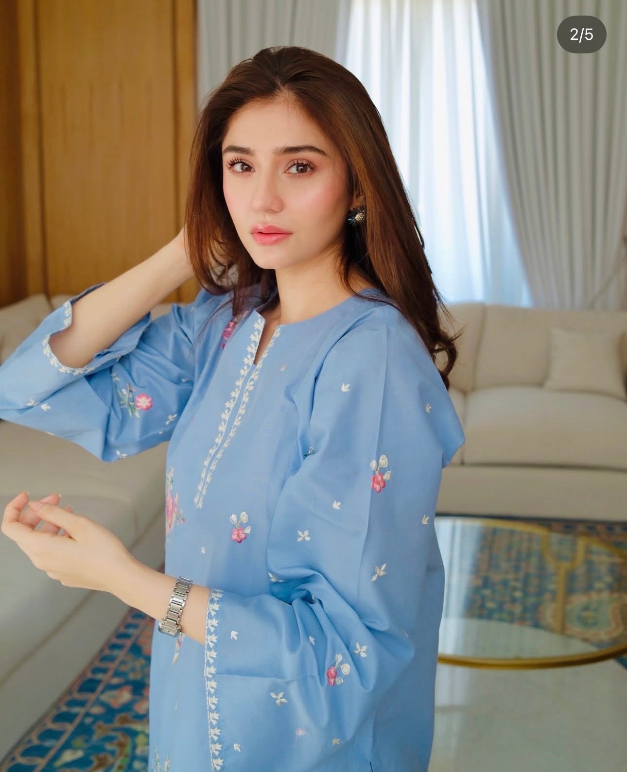 NF-340 Urge Embroidered Most Trending Lawn 2PC