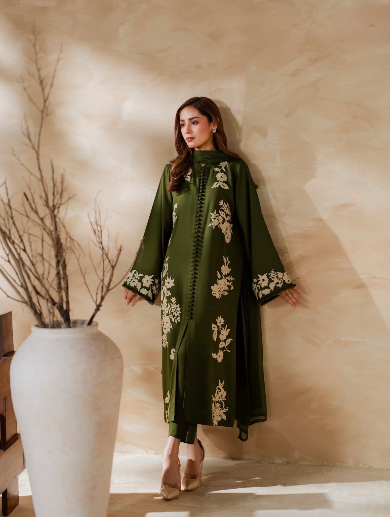 NF-4137 Batik Luxury Embroidered Lawn 3PC