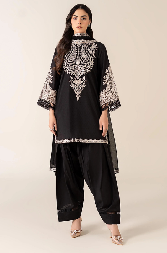 NF-317 Maria B luxury Embroidered Lawn 2pc