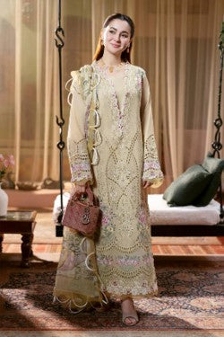 NF-801 Jade by Hania Luxury Chickenkari Special 3PC