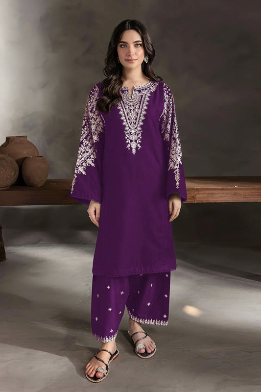 NF-321 Batik Partywear Lawn Embroidered 2PCa