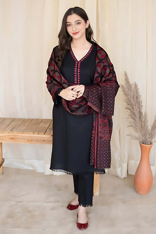 NF-122 Dyot Luxury Embroidered Danak 3PC