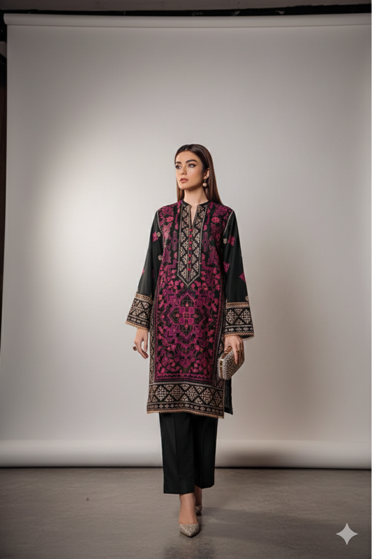 NF-301 Bareeze Luxury Embroidered Lawn 2PC