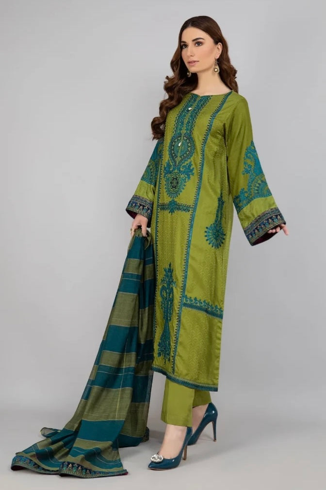 Maria B luxury Embroidered Danak 3PC