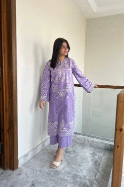 NF-303 Umza Luxury Embroidered Lawn 2PC