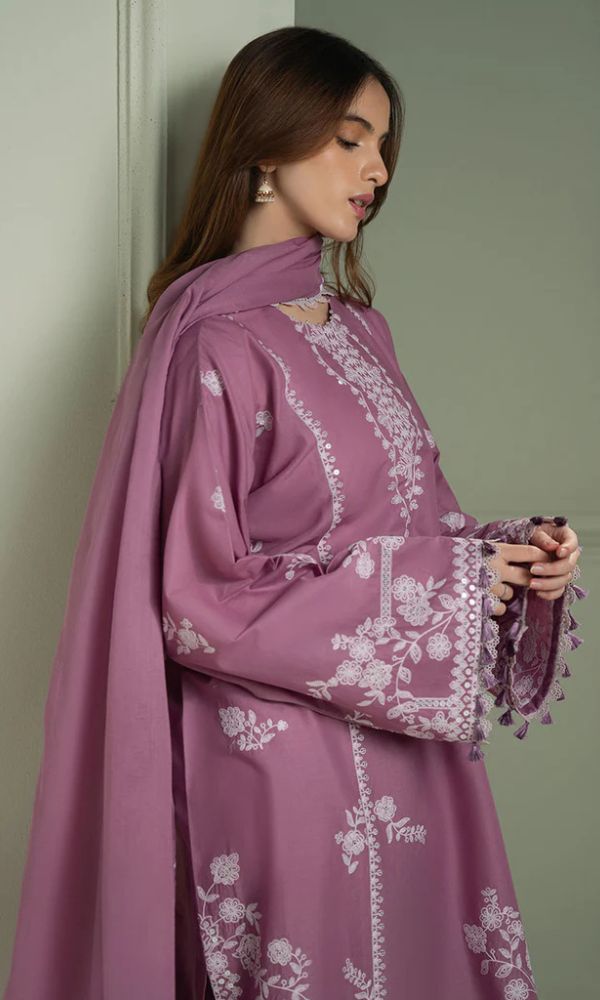 NF-4122 Cross Stitch Luxury Embroidered Lawn 3PC