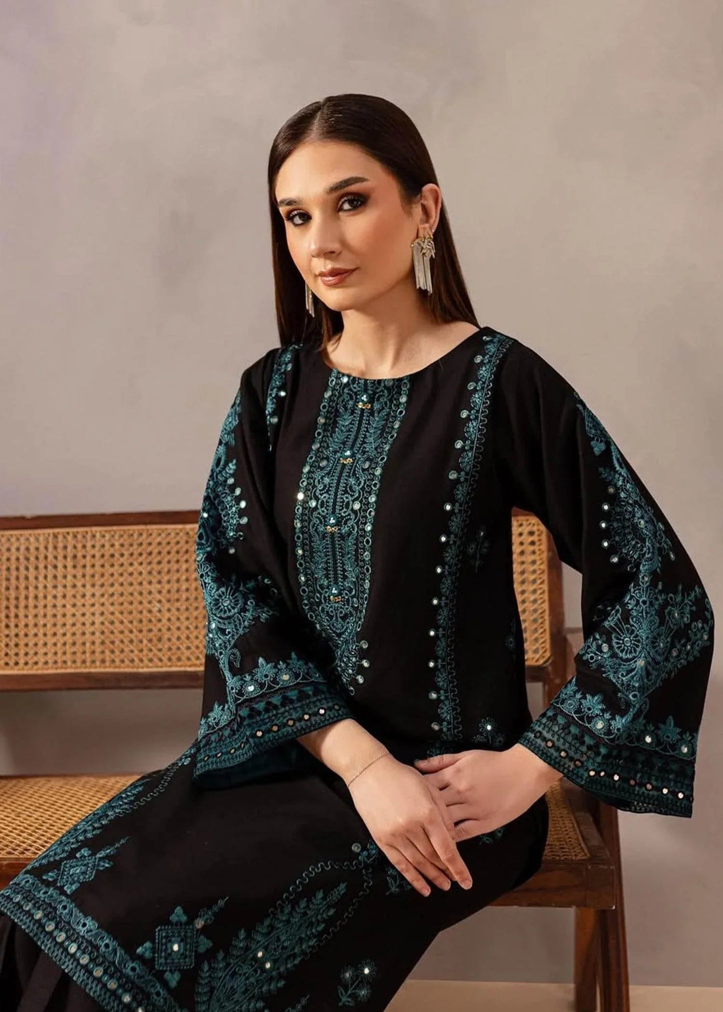 NF-335 Batik Luxury Embroidered Lawn 2PC