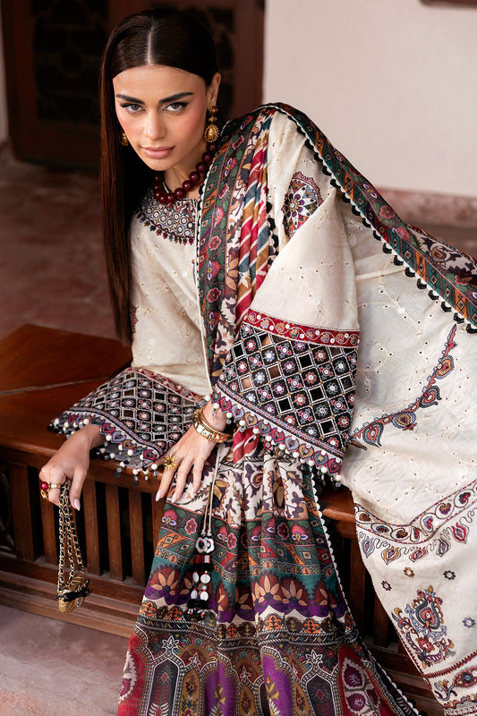 NF-857 Jazmin Luxury Embroidered Lawn 3PC