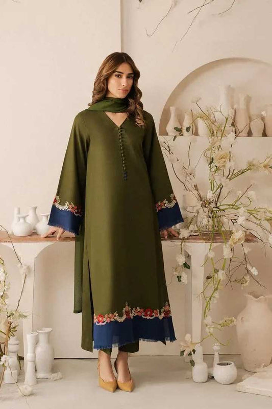 NF-121 Vintage Embroidered Danak 3Pc