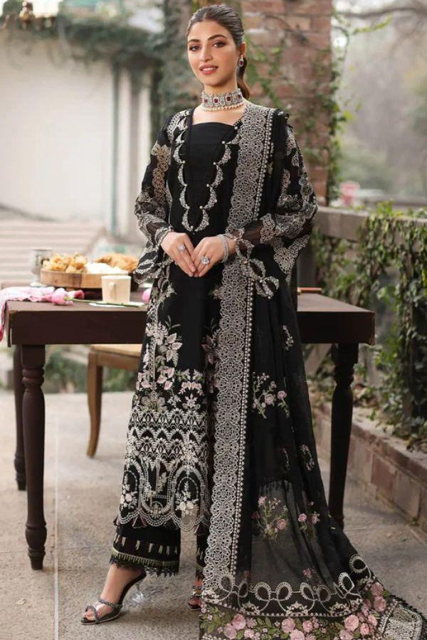 Kahf by Kinza Hashmi Luxury Embroidered Lawn Ready to wear Dubata 3PC