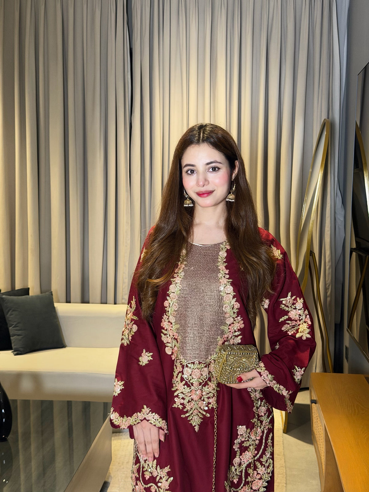 NF-122 Ethnic Viral Silk 2PC