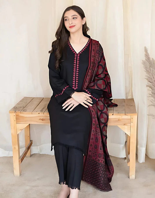 NF-122 Dyot Luxury Embroidered Danak 3PC