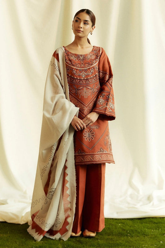 NF-415 Coco by ZaraShahjhan Luxury Winter Special 3Pc