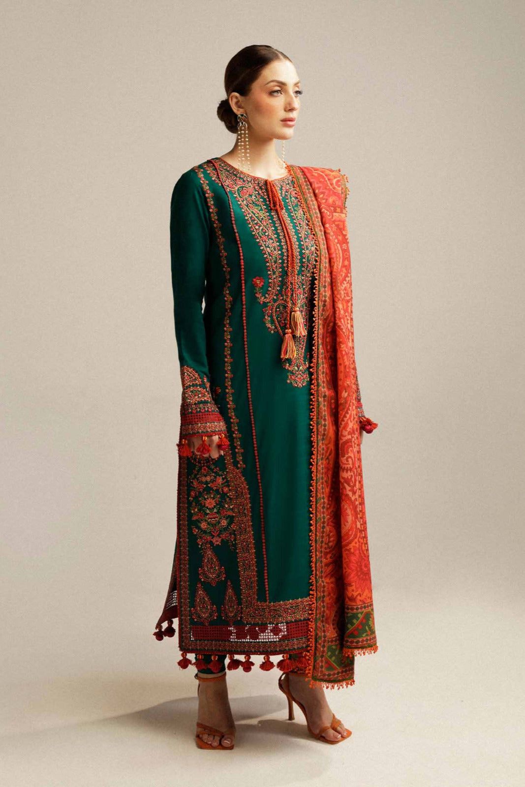 NF-323 Hussain Rehar Trending Hit Code Lawn 3PC