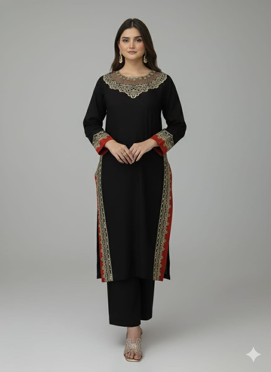 NF-1823 Aneelas Top trending Embroidered Lawn 2PC
