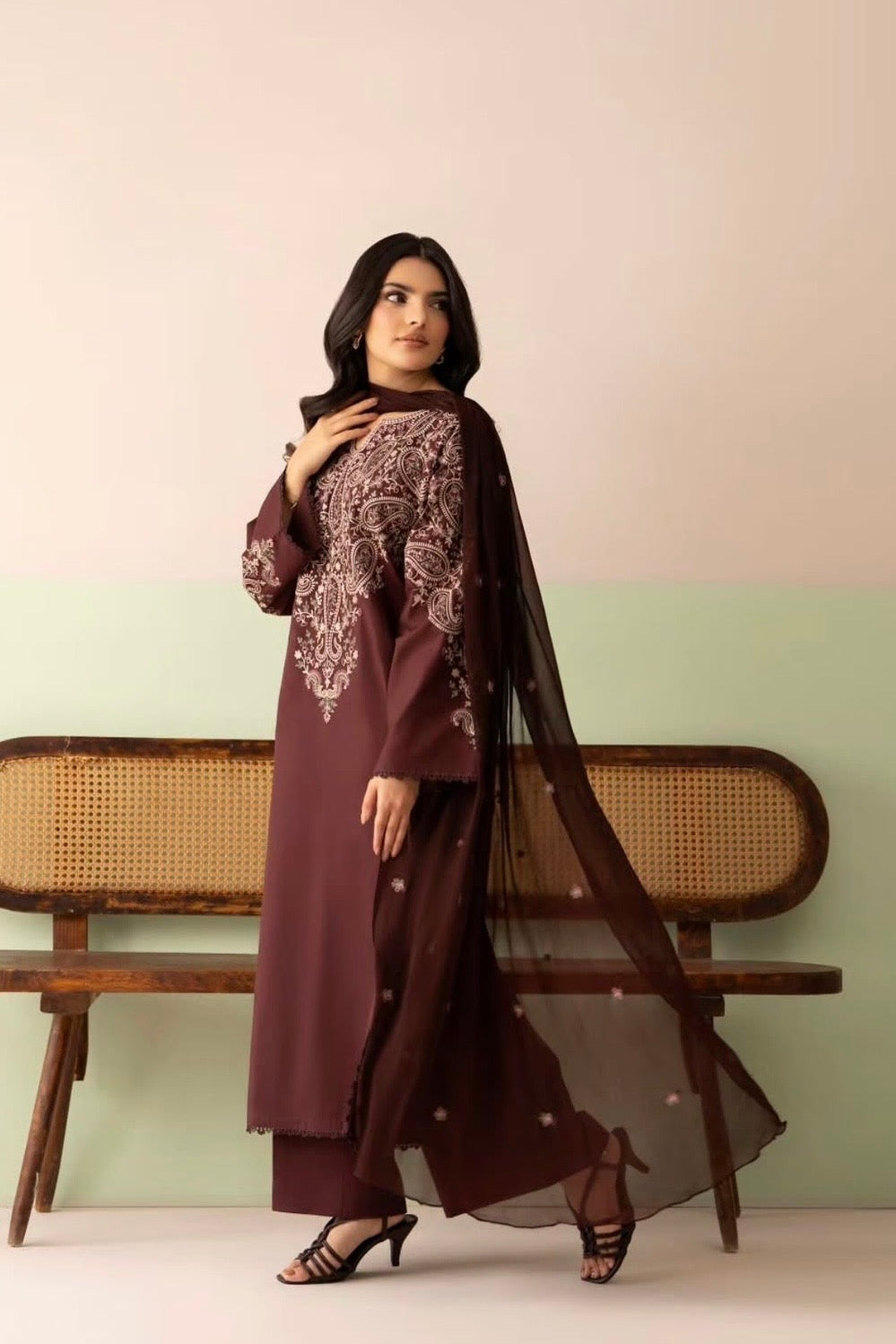 NF-3011 Zarashahjhan Winter Special Danak 2PC