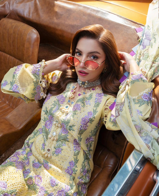 NF-1835 Jade New Arrival Luxury Embroidered Lawn 3PC