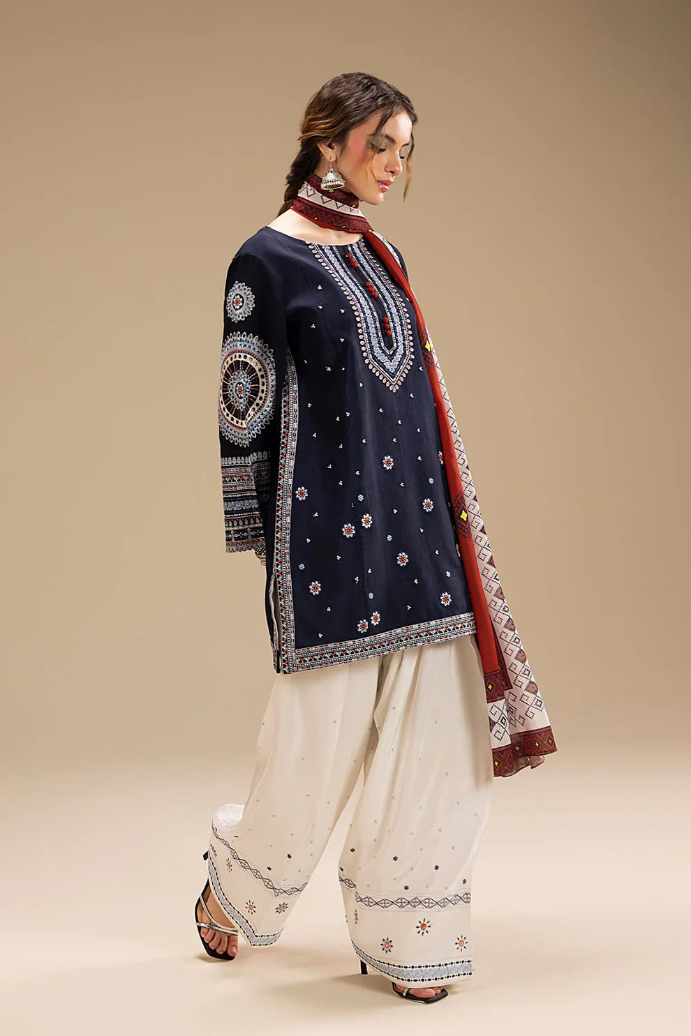NF-309 Jazmin Most Trending Code Lawn - 3PC