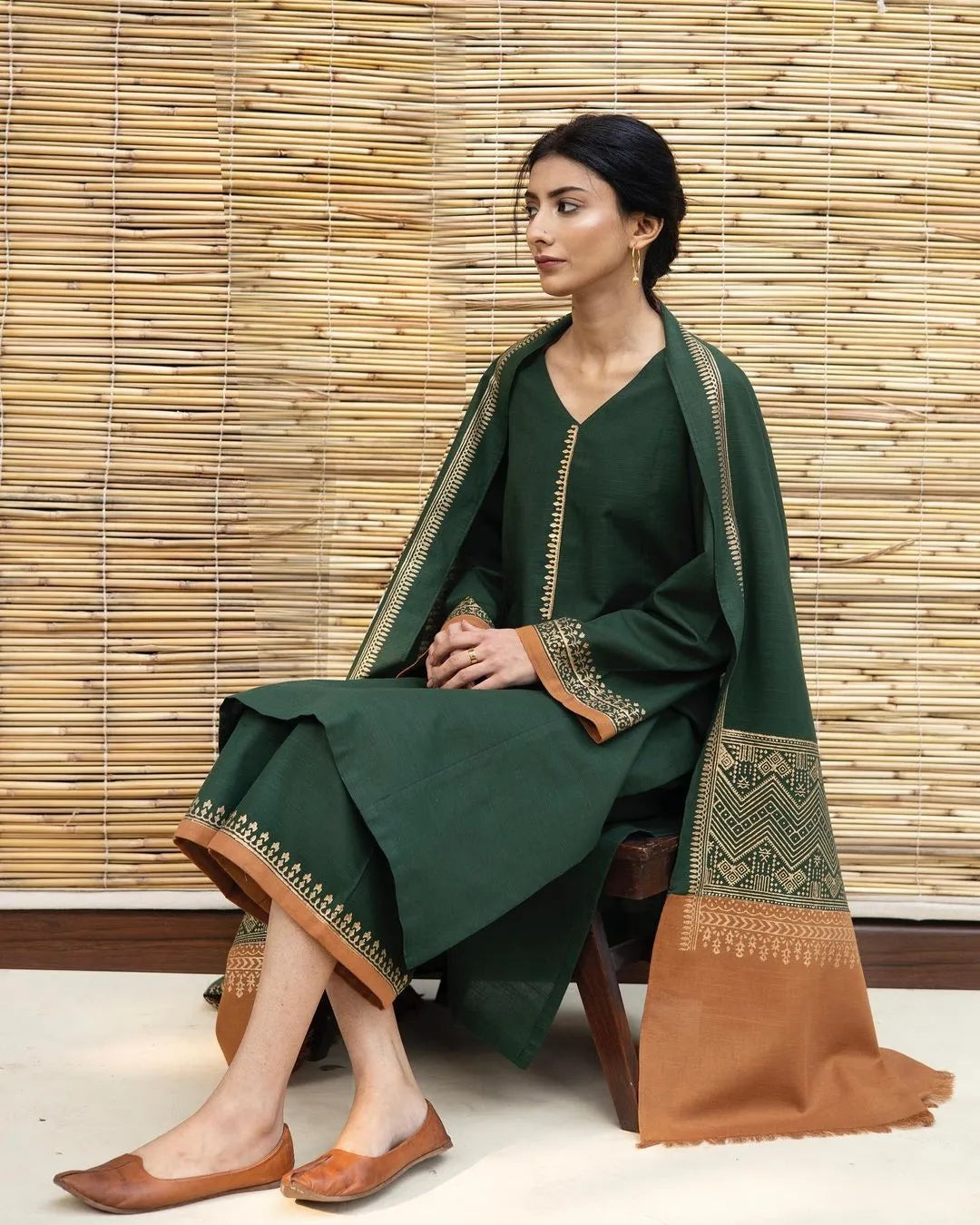 NF-123 Dyot Luxury Embroidered Winter 3Pc