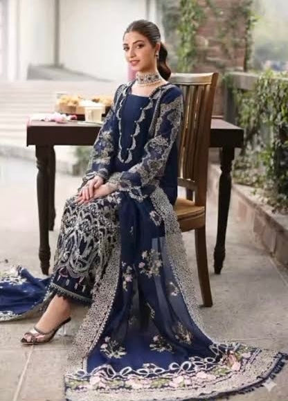 Kahf by Kinza Hashmi Viral Trending Lawn 3PC