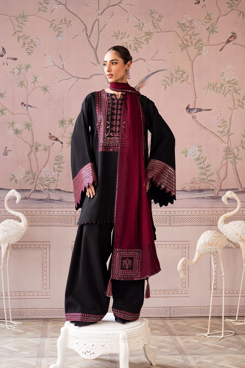 NF-182 Charizma Top trending with Ready to wear Dubata Lawn 3PC