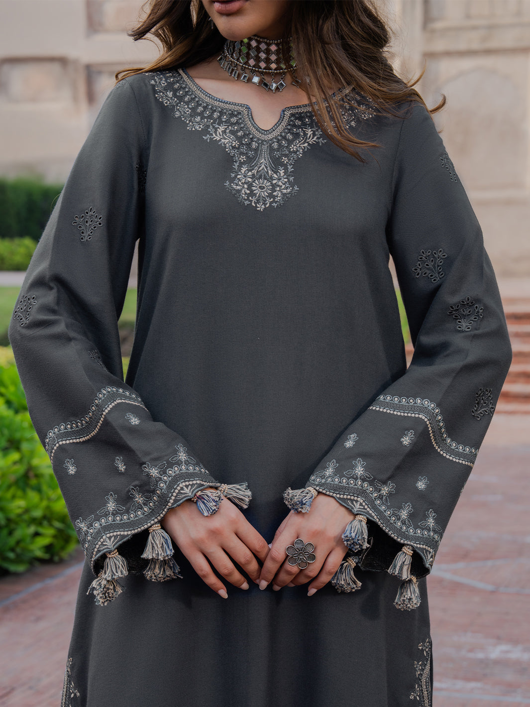 NF-325 Izel Luxury Embroidered Lawn 3PC