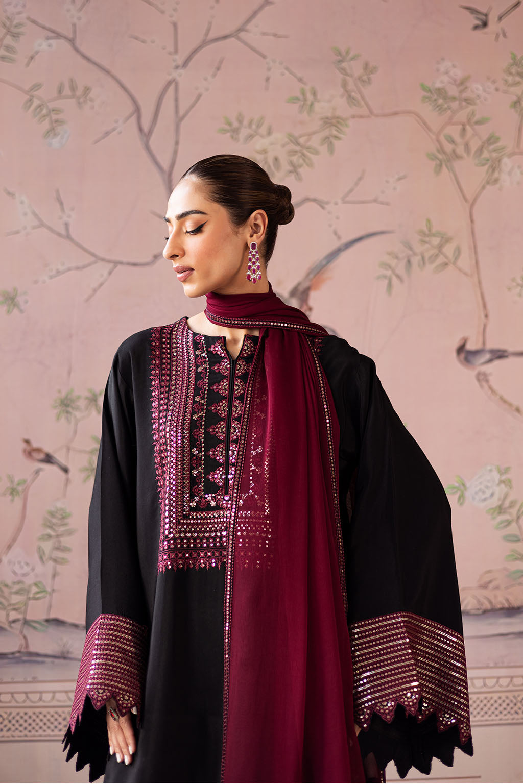 NF-182 Charizma Top trending with Ready to wear Dubata Lawn 3PC