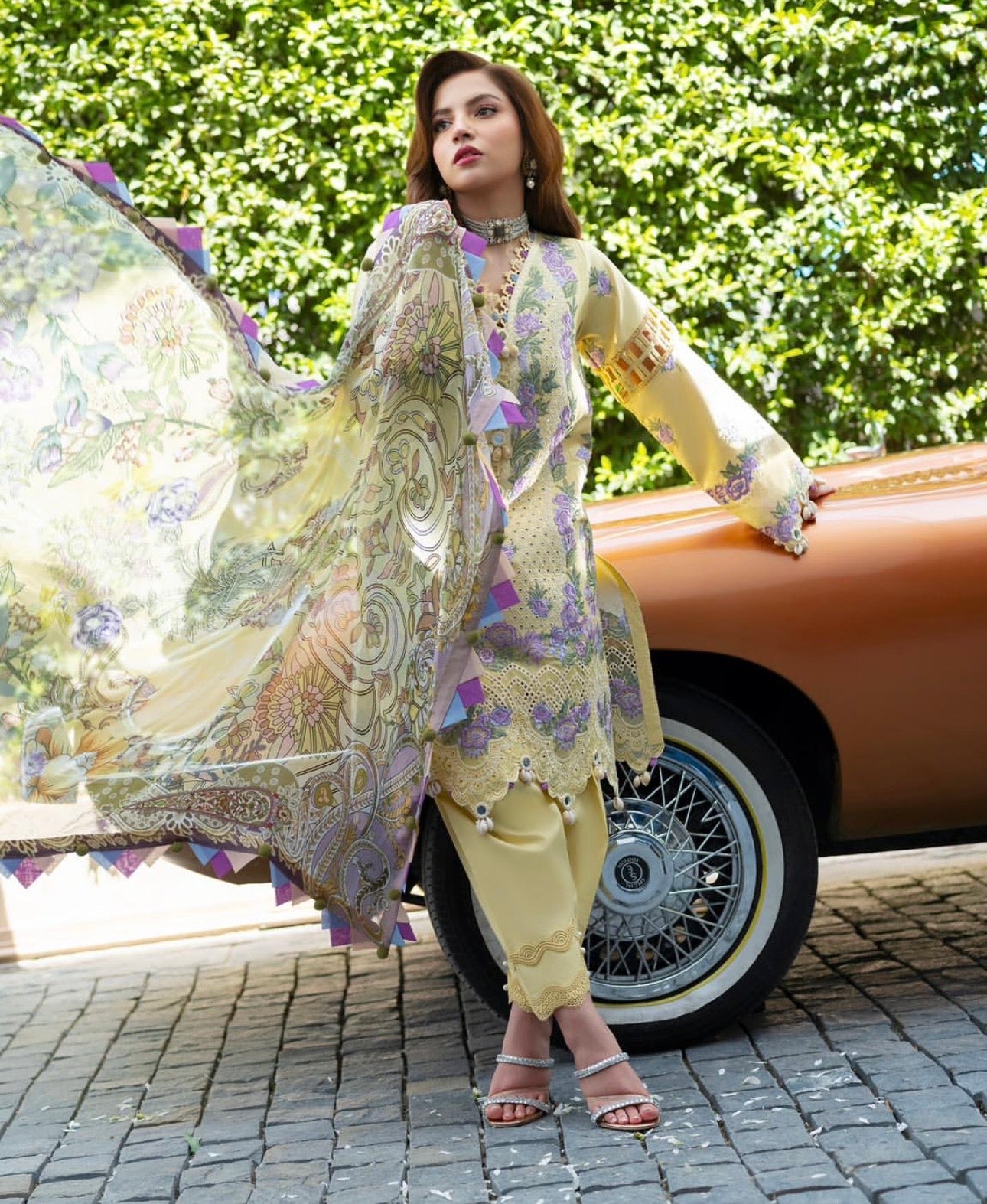 NF-1835 Jade New Arrival Luxury Embroidered Lawn 3PC