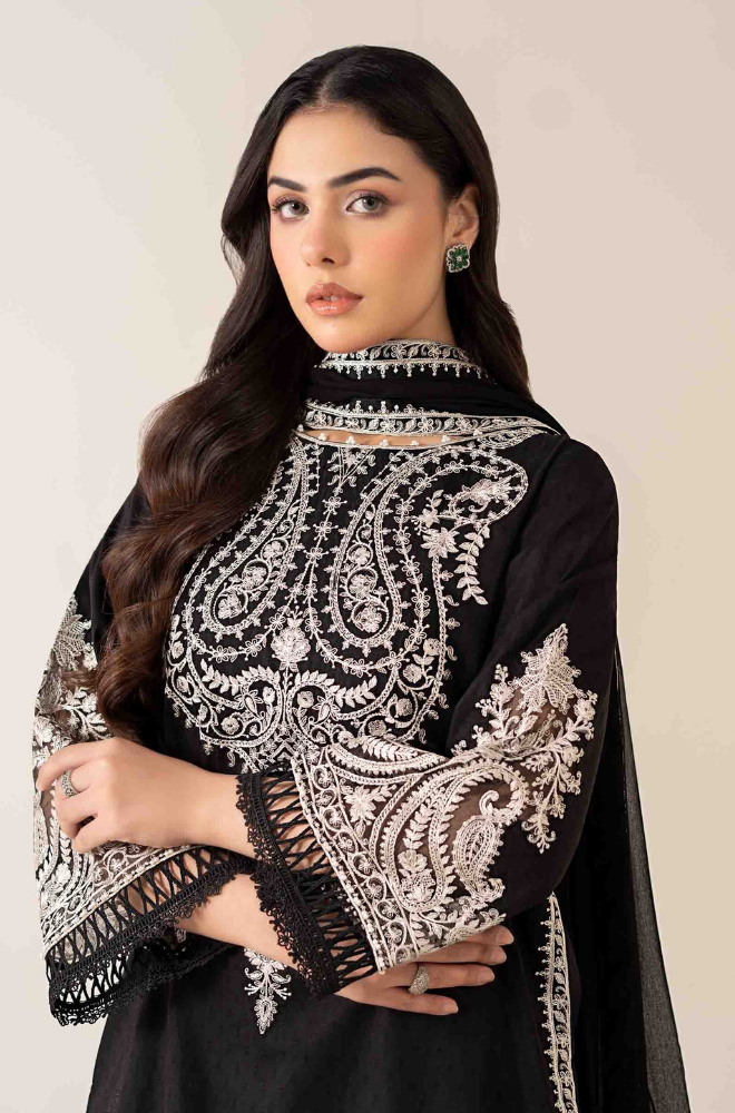 NF-317 Maria B luxury Embroidered Lawn 2pc