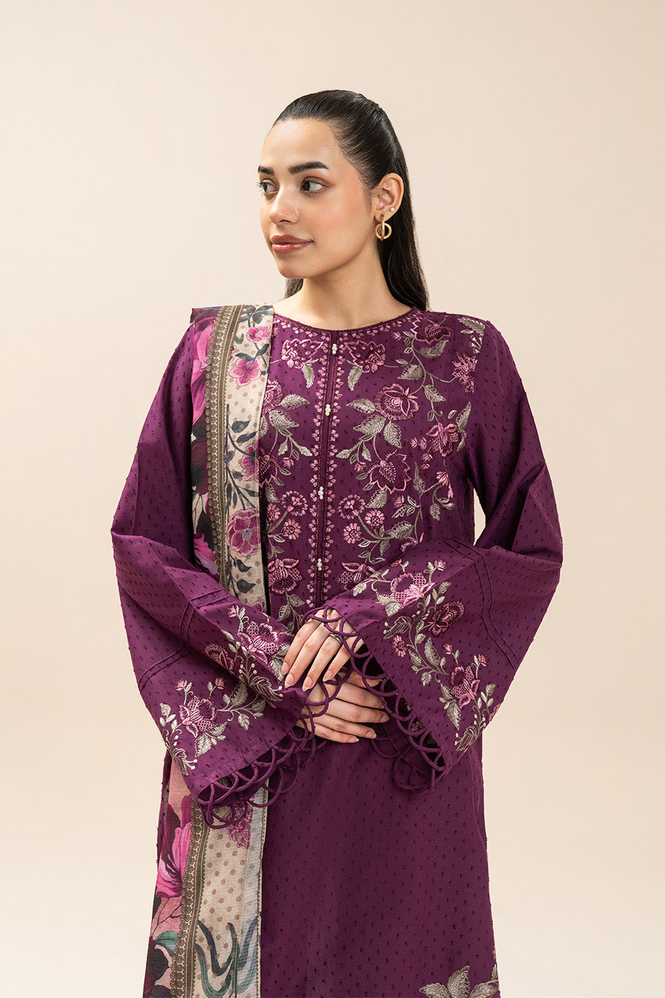 NF-404 Beachtree Luxury Embroidered Winter 3PC