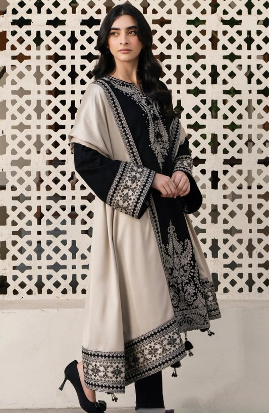 NF-312 Jazmin Luxury Embroidered Lawn 3PC