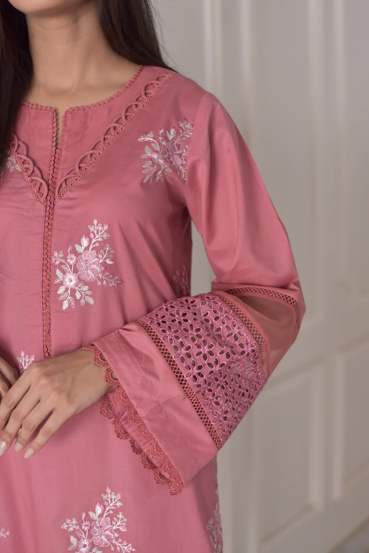 NF-5272 Hussain rehar luxury Embroidered Lawn 3PC